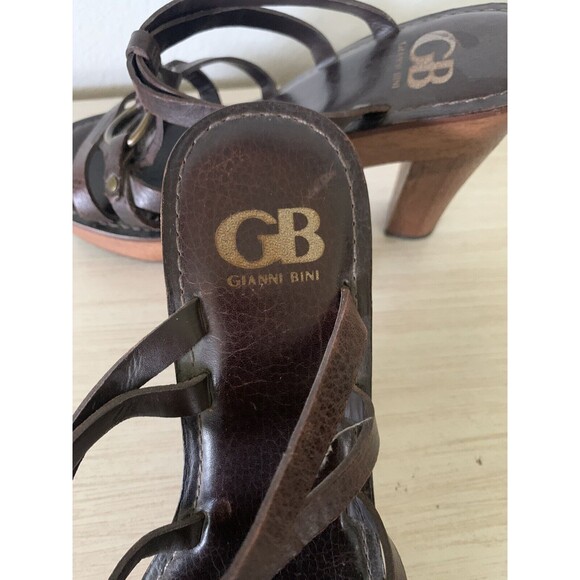 Gianni Binni Women's Shoes Ring Tone, Leather Upper, size 71/2 - Picture 7 of 8